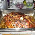 El cooksnap de IngCom Castro Roger cuando hizo Pierna de cerdo al horno con salsa de miel y mostaza.