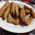 El cooksnap de Victoria cuando hizo Palitos de Queso integrales.