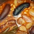 El cooksnap de Juan Cazalilla cuando hizo Fabada Asturiana.