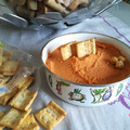 El cooksnap de Croqueta y Abstracta cuando hizo Hummus al pimiento del piquillo.