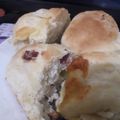 El cooksnap de Fer Rodriguez cuando hizo Scones de salame.