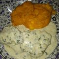 El cooksnap de Natu Costilla cuando hizo Peceto al champignon con verdeo y arroz blanco .