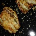El cooksnap de Monika Aparicio cuando hizo Berenjena blanca gratinada con ajo y romero.