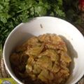 Areeba Muhammed's cooksnap of when they made Karely ke bhujiya.