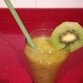 El cooksnap de Rebeca Almodóvar cuando hizo Batido de naranja y kiwi.