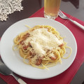 El cooksnap de Ivan Camilo Duran cuando hizo Spaghetti con camarones al whisky.