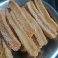 El cooksnap de Florencia Rister cuando hizo Churros.