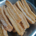 El cooksnap de Florencia Rister cuando hizo Churros.