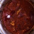 El cooksnap de Ceci Martynez cuando hizo Pollo enchilado al horno.