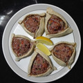 El cooksnap de Mariela Herrera cuando hizo Fatay o empanada árabe con masa integral.