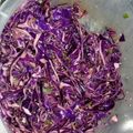 El cooksnap de Milagros Mónica Baez cuando hizo Ensalada de repollo morado.