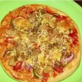 Seema Raghav का कुकस्नैप जब उन्होंने वेज पिज़्ज़ा (veg pizza recipe in Hindi) बनाया था।