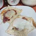 El cooksnap de Almudena Collado cuando hizo Pizza en sartén con bordes de queso.