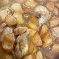 El cooksnap de Amanda Lozano cuando hizo Pollo guisado con patatas.