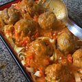 El cooksnap de Eugenia Penino cuando hizo Albóndigas Rellenas de Queso Con Tirabuzones.