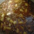 Ummi Ali's cooksnap of when they made Aloo Qeema 🍲🍲🍲.