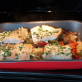 El cooksnap de Yolanda Zubiaur Gil cuando hizo Salmón al horno con patatas panaderas.