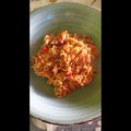 El cooksnap de Lillian Sb cuando hizo Arroz con pimiento y carne picada.