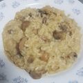 El cooksnap de ANA cuando hizo Risotto de champiñones light.