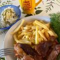 Erka ☺️ Cooksnap-ja, amikor elkészítette a(z) Pecsenye zöld fűszerekkel, petrezselymes burgonyával, tejfölös ubisalival 🥰 receptet.