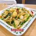 Cooksnap Mahadiah semasa beliau membuat Sayur Taugeh Kucai.