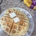 Jani's cooksnap of when they made Banana Nut Waffles Harvey.