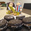 El cooksnap de Kele cuando hizo Alfajores de avena y chocolate amargo light.