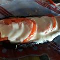 El cooksnap de Gabriela cuando hizo Berenjenas al horno con salsa tomate y queso súper diet!! Día 1.