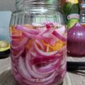 El cooksnap de Mario Gonzalez cuando hizo Cebollas encurtidas.