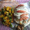 El cooksnap de Ali M cuando hizo Pollo Caprese keto.