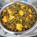 Sangita Vyas's cooksnap of when they made ચોળી રીંગણ બટાકાનું શાક (Chori Ringan Bataka Shak Recipe In Gujarati).
