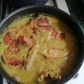 El cooksnap de AnaLi cuando hizo Chuletas de cerdo en salsa verde.