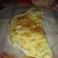 El cooksnap de vro cuando hizo Omelette de huevo con paleta y queso.