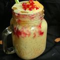Pinal Parmar's cooksnap of when they made મેન્ગો ફાલુદા વીથ ઘેવર(Mango faluda with ghevar recipe in gujarati).