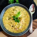 Lisa's cooksnap of when they made Magiritsa - Griechische Ostersuppe mal anders.