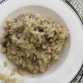 El cooksnap de Marta Lozano cuando hizo Risotto de setas.