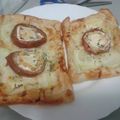 El cooksnap de Mónica Serrano A. cuando hizo Hojaldres de calabacín y tomate.