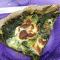 El cooksnap de Dafne Avila cuando hizo Tarta de acelga con masa integral.