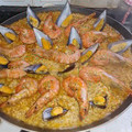 El cooksnap de Piteu cuando hizo Paella de gambas rojas y sepia sucia.