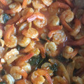 El cooksnap de Yoha Perozo cuando hizo Camarones guisados a la criolla.
