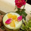 Namrah Qureshi 's cooksnap of when they made Mango lassi.
