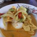 Cooksnap dari Lia Olivia untuk resep Lontong Sayur isi Labu Siam, Tahu & Telur Puyuh