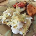 El cooksnap de Silvia Balzaretti cuando hizo Filet de merluza romana al horno (para dietas sin frituras).