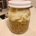 El cooksnap de Adri Cocina! cuando hizo Desayuno para llevar en tupper de avena, banana asada y café.