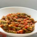 Cooksnap-ul lui Andreea Odina atunci când a preparat Fasole verde cu roșii și usturoi.
