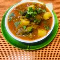 Shobha Deshmukh 's cooksnap of when they made बटाटा-वांग्याची रस्सा भाजी(करी)(Batata Vangyachi Rassa Bhaji Recipe In Marathi).