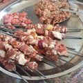 عاشقة الورد...'s cooksnap of when they made شيش طاووق مشوي مع صلصة الثوم 🍢🍡.