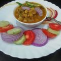 Aruna Thapar's cooksnap of when they made Chana Masala.