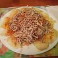 El cooksnap de Txiki Saborido cuando hizo Gulas a la gallega.