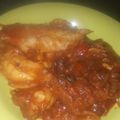 El cooksnap de Vivian Weber cuando hizo Alitas con cebolla y morrón.